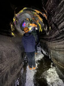 Iceland ice cave